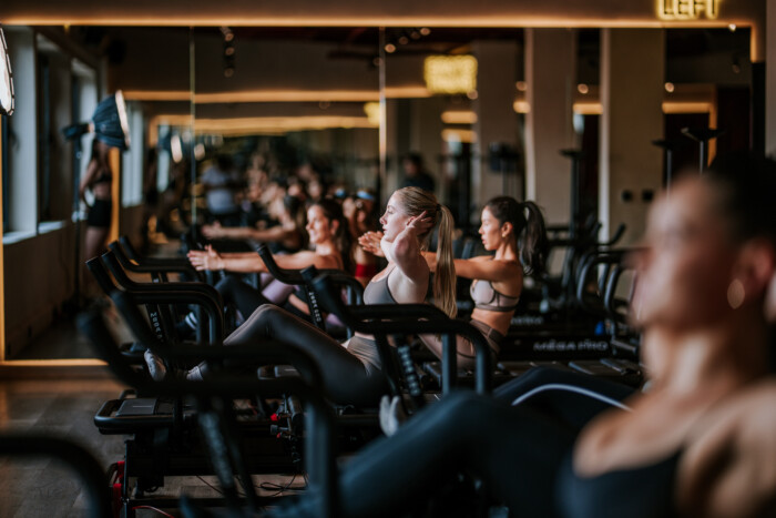 people at a gym - Xformer vs Megaformer