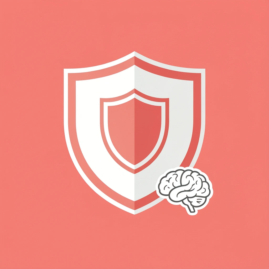 Shield icon representing the body's natural protective responses triggered by aggressive approaches