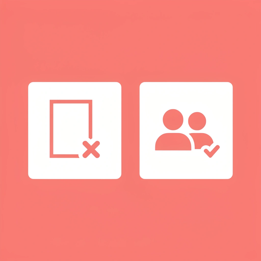 Before and after comparison showing transformation from content delivery focus to participant experience focus