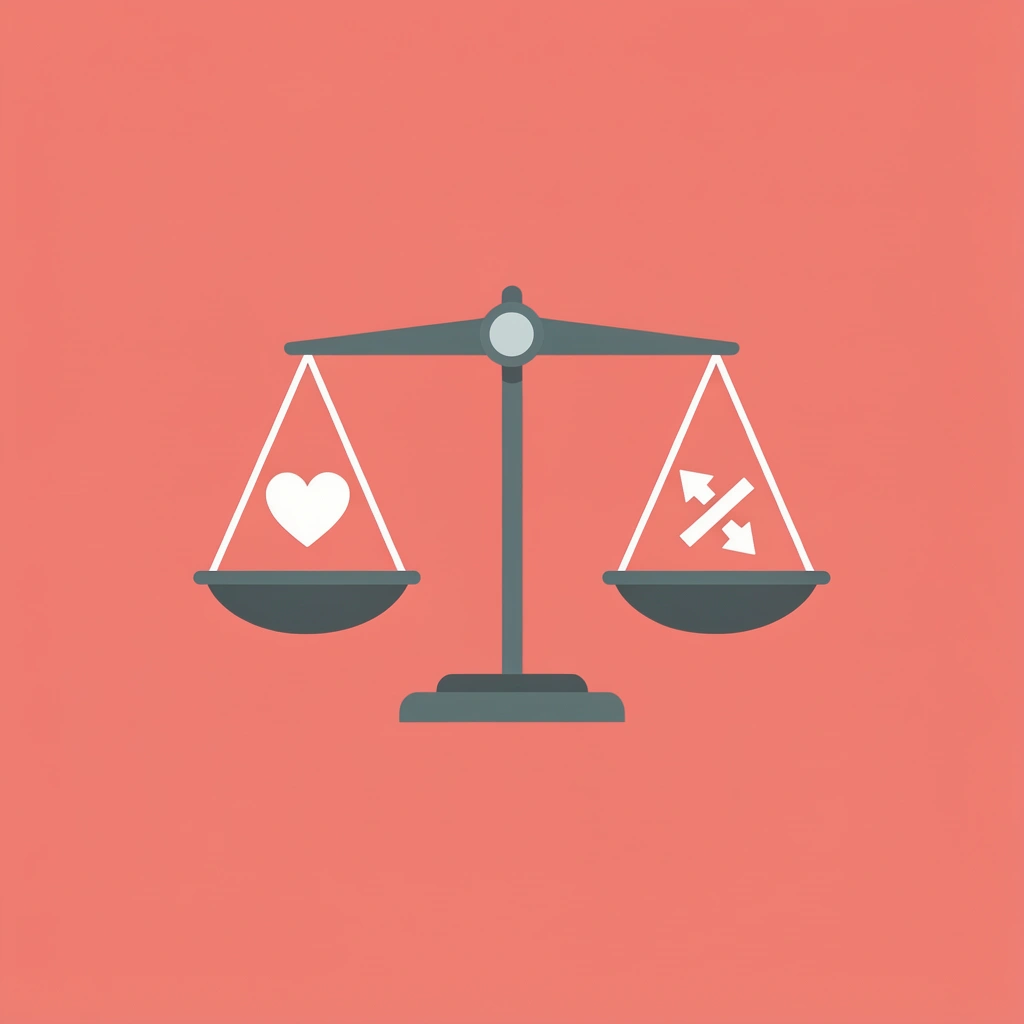 Balance scale showing how Lagree respects different starting points while pushing everyone toward their limits equally