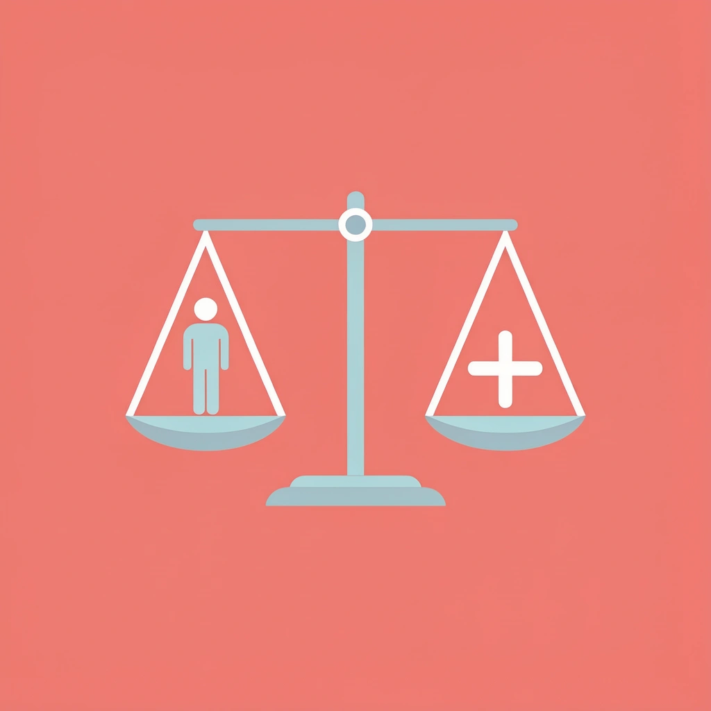 Balance scale comparing mobility without endurance on one side versus mobility with muscular endurance on the other