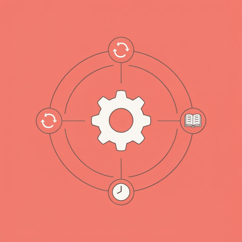 Network diagram showing pelvis as central hub connected to hips, spine, and lower back