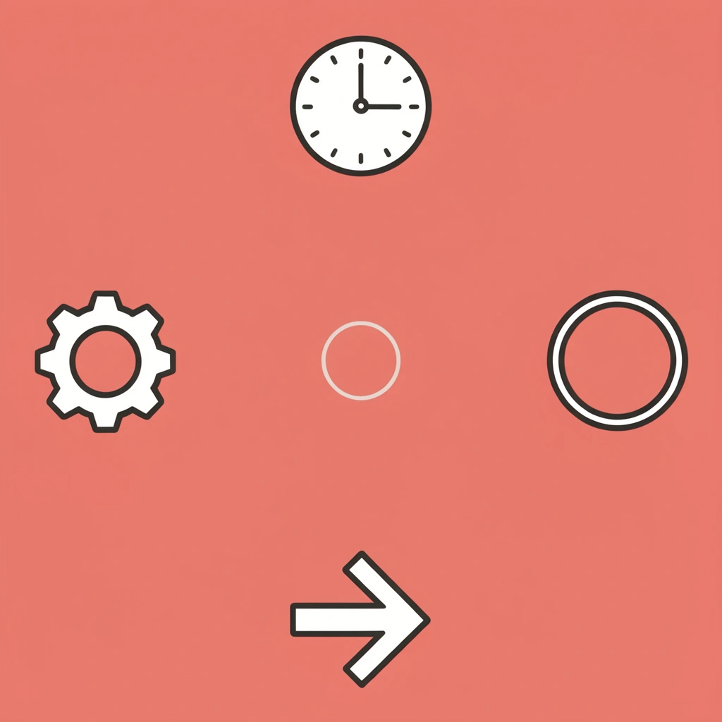 Four compass directions representing morning, midday, evening, and flexible scheduling options