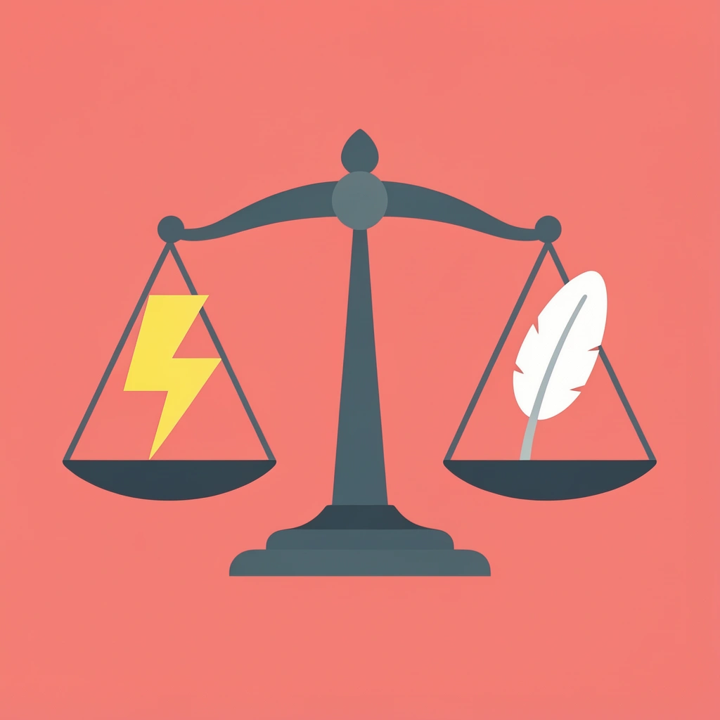 Balance scale showing maximum intensity on one side and minimal joint impact on the other - Corporate Wellness Packages