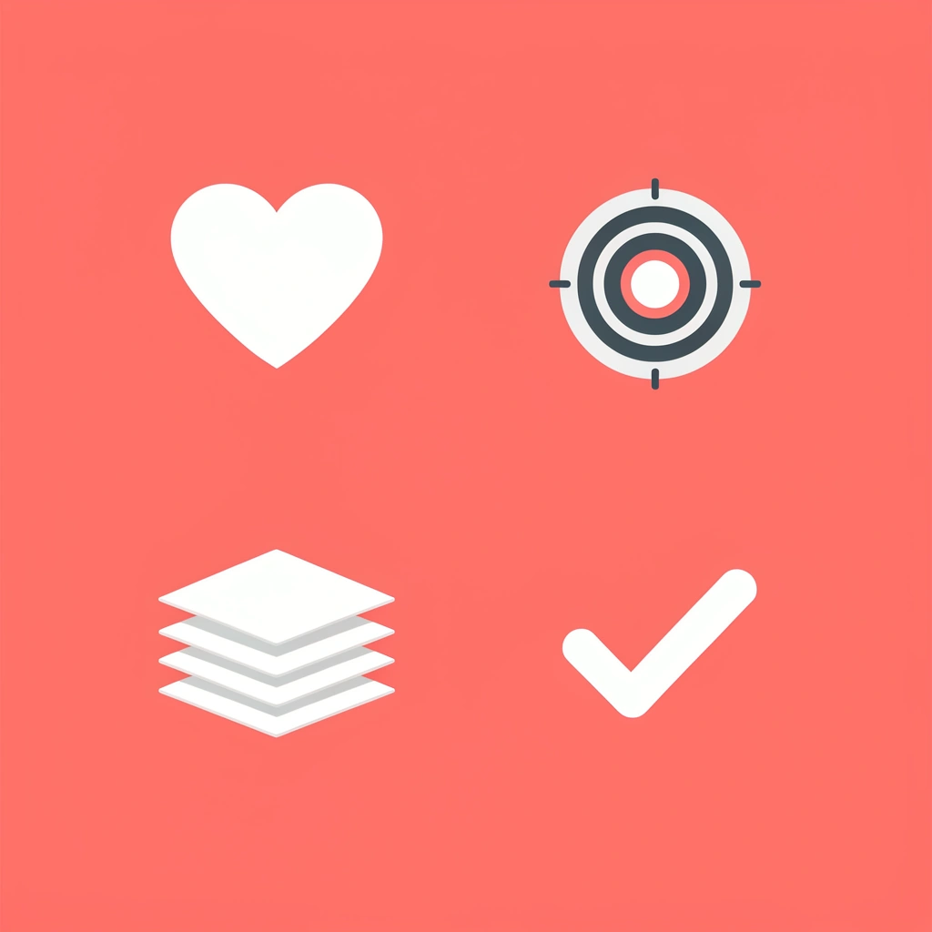  Four-quadrant grid displaying the main benefits of Lagree method training - Wellness Walks for Corporate Events