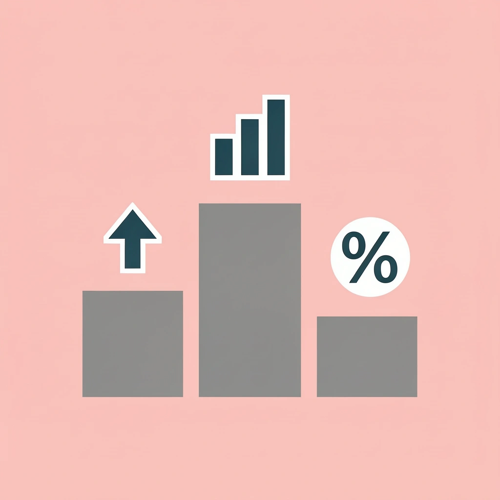 Podium showing three participation levels with 20% at the lower position and 40% at the higher position - Wellness Activities for Employees