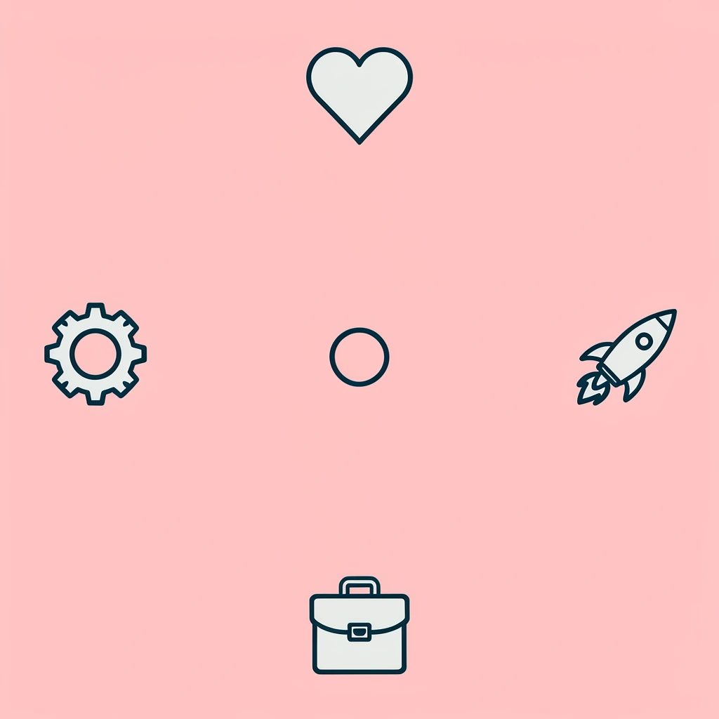 Four-directional compass showing the four key elements of BST Lagree's workplace wellness approach - Wellness Activities for Employees