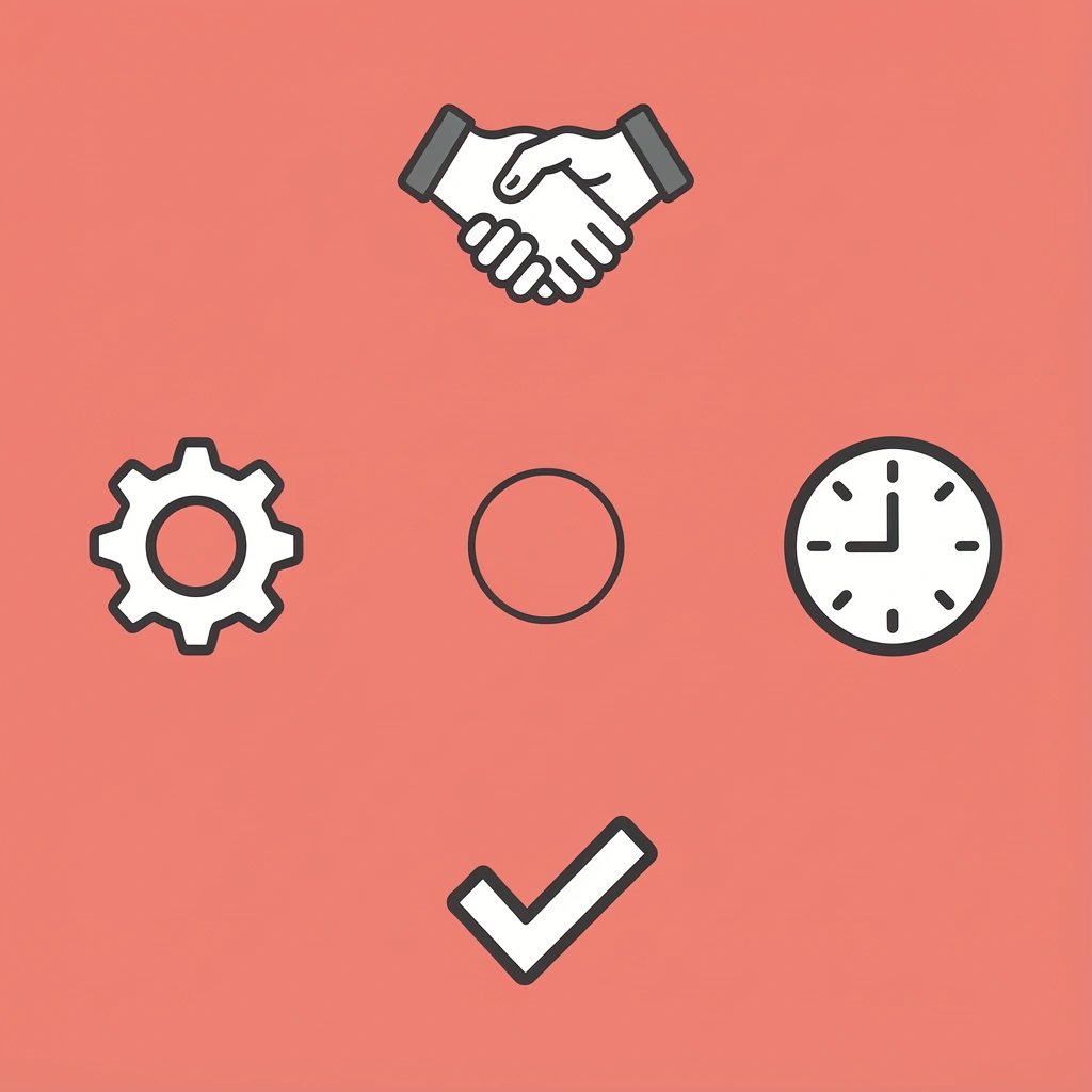 Four compass directions showing key success factors: interactive, inclusive, workday-friendly, and low-prep - Employee Wellness Event Ideas