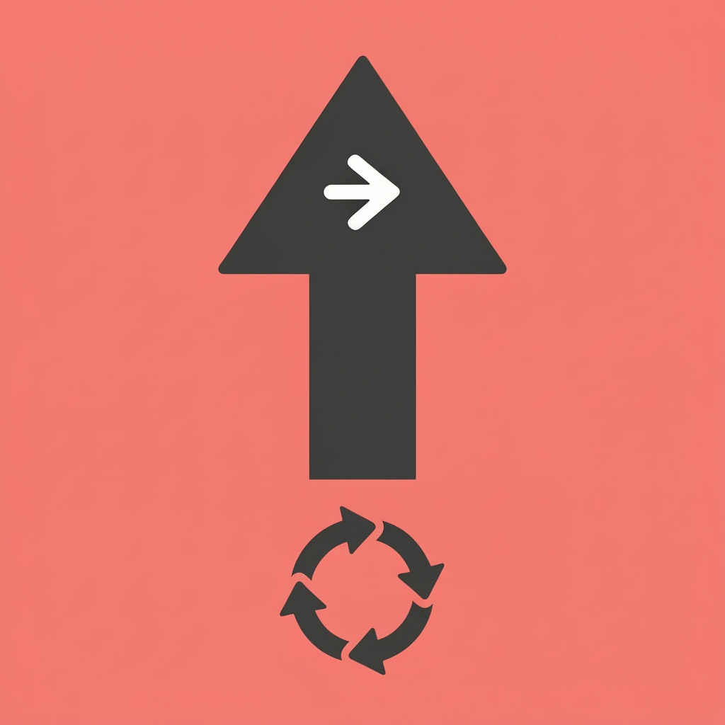 Upward arrow showing progression from isolated events to sustainable employee engagement - Employee Wellness Event Ideas