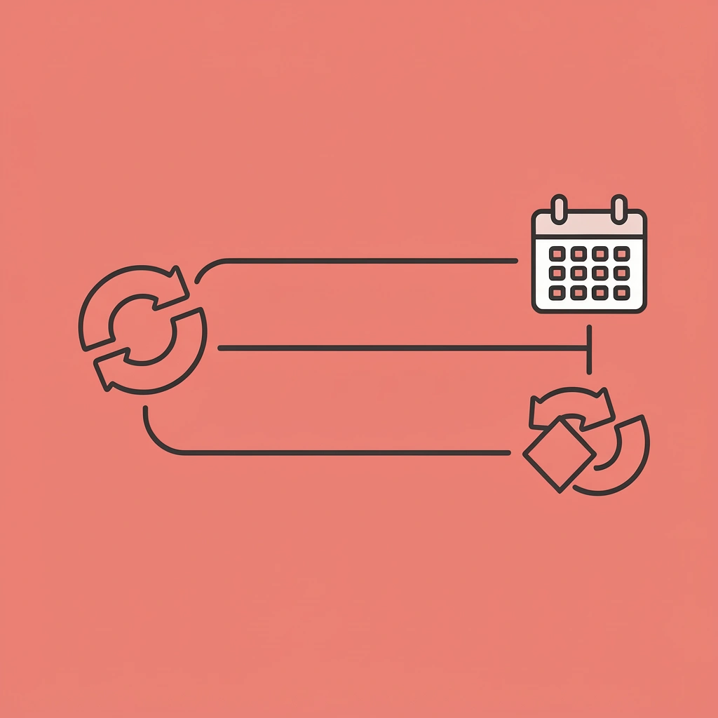 Two diverging paths showing structured recurring wellness programs on one side and isolated events on the other - Corporate Wellness Event Company