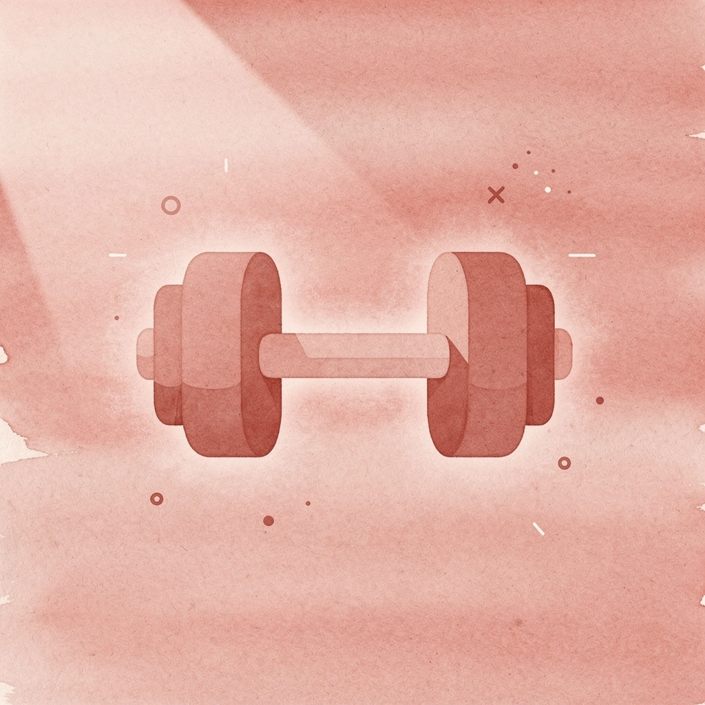 Dumbbell icon representing strength training