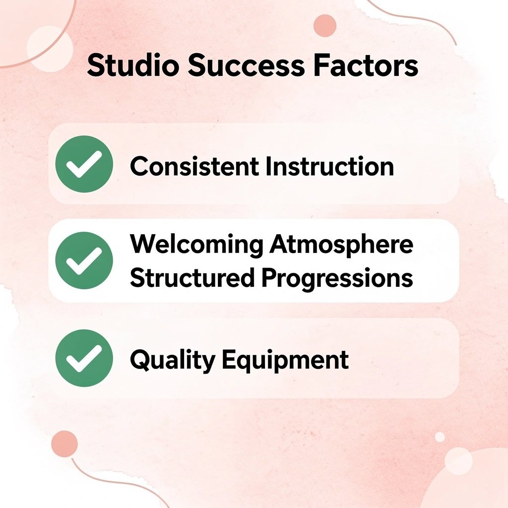 Checklist of important studio factors