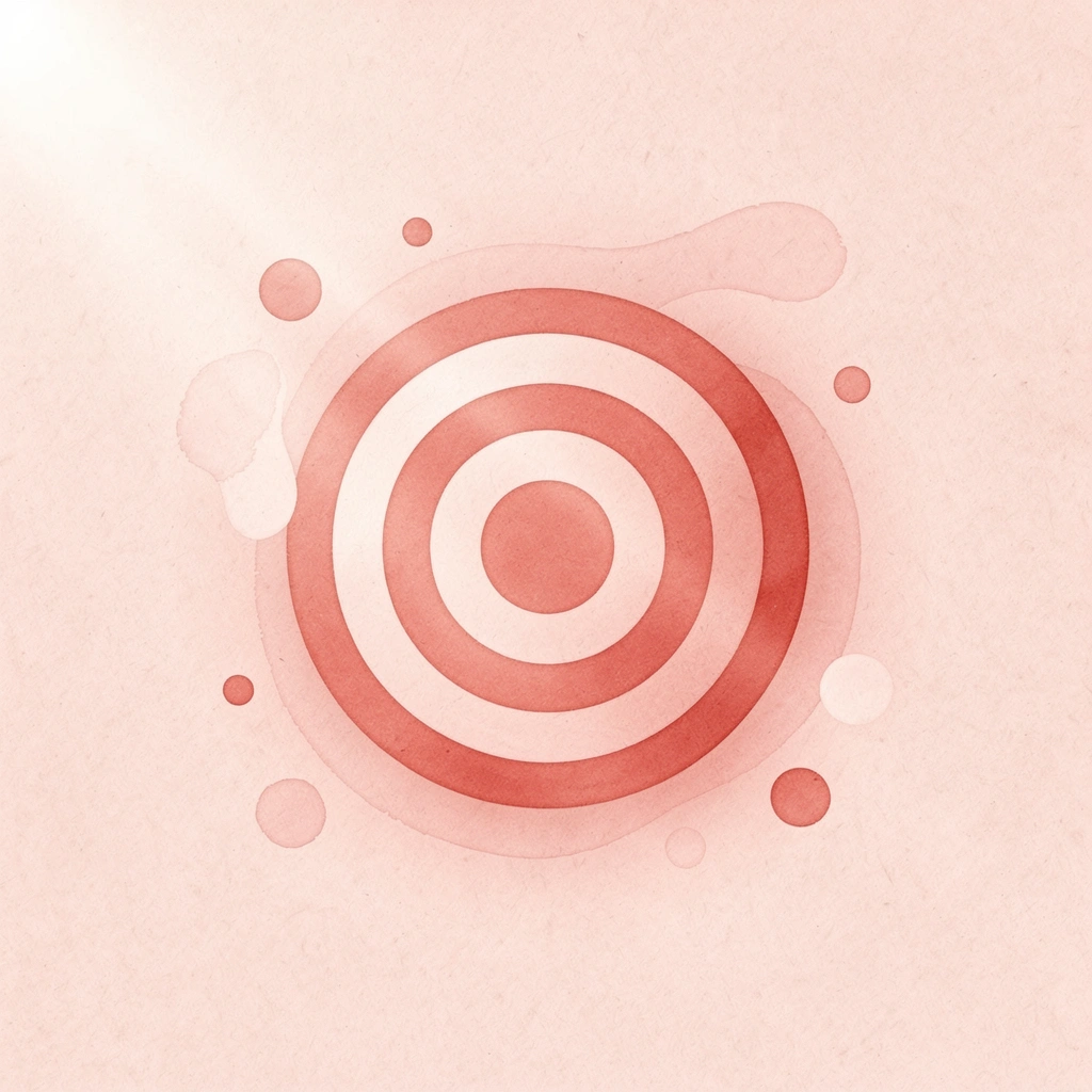 Target icon highlighting key point