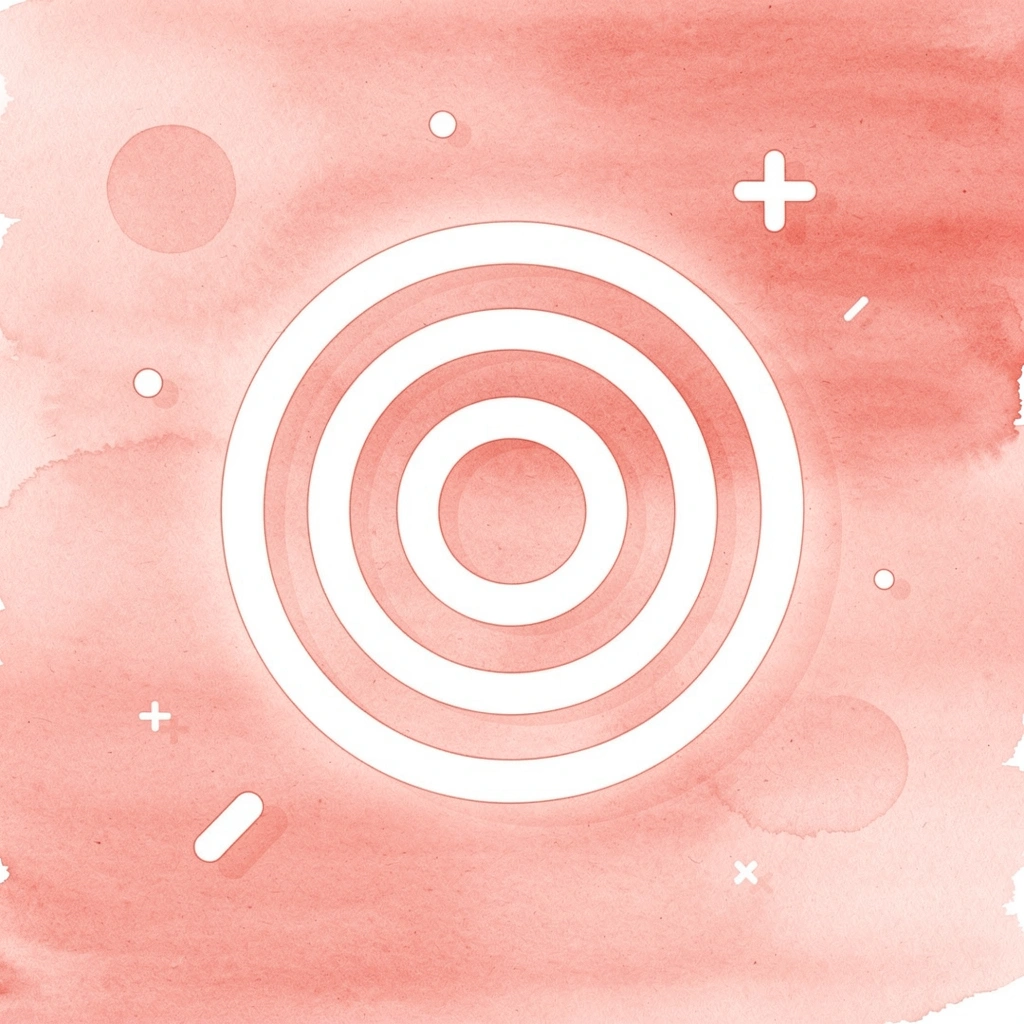 Target icon representing focused meal planning goals