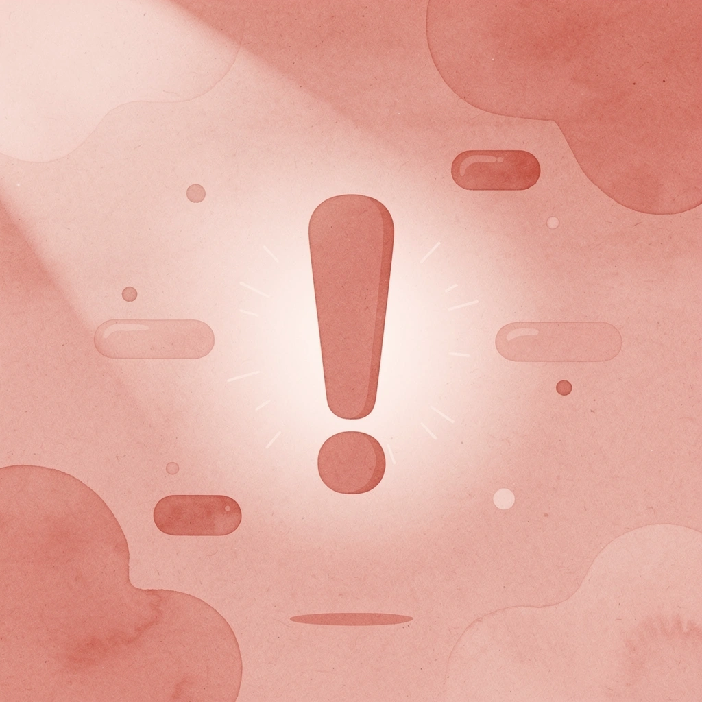 Warning icon highlighting the danger of the more-is-better mentality