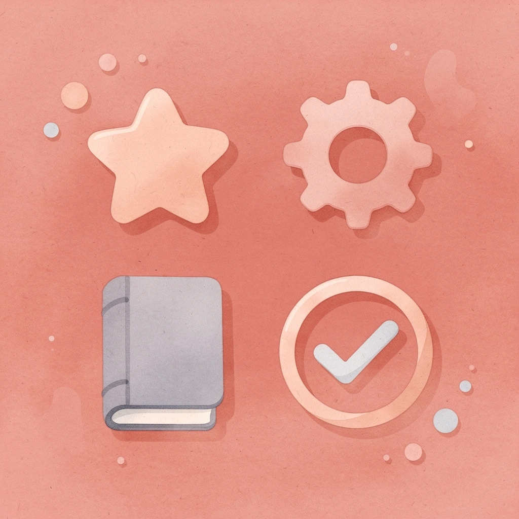 Four workout icons representing weekly training sessions