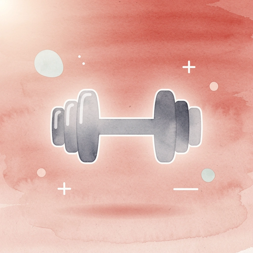 Dumbbell icon representing strength training