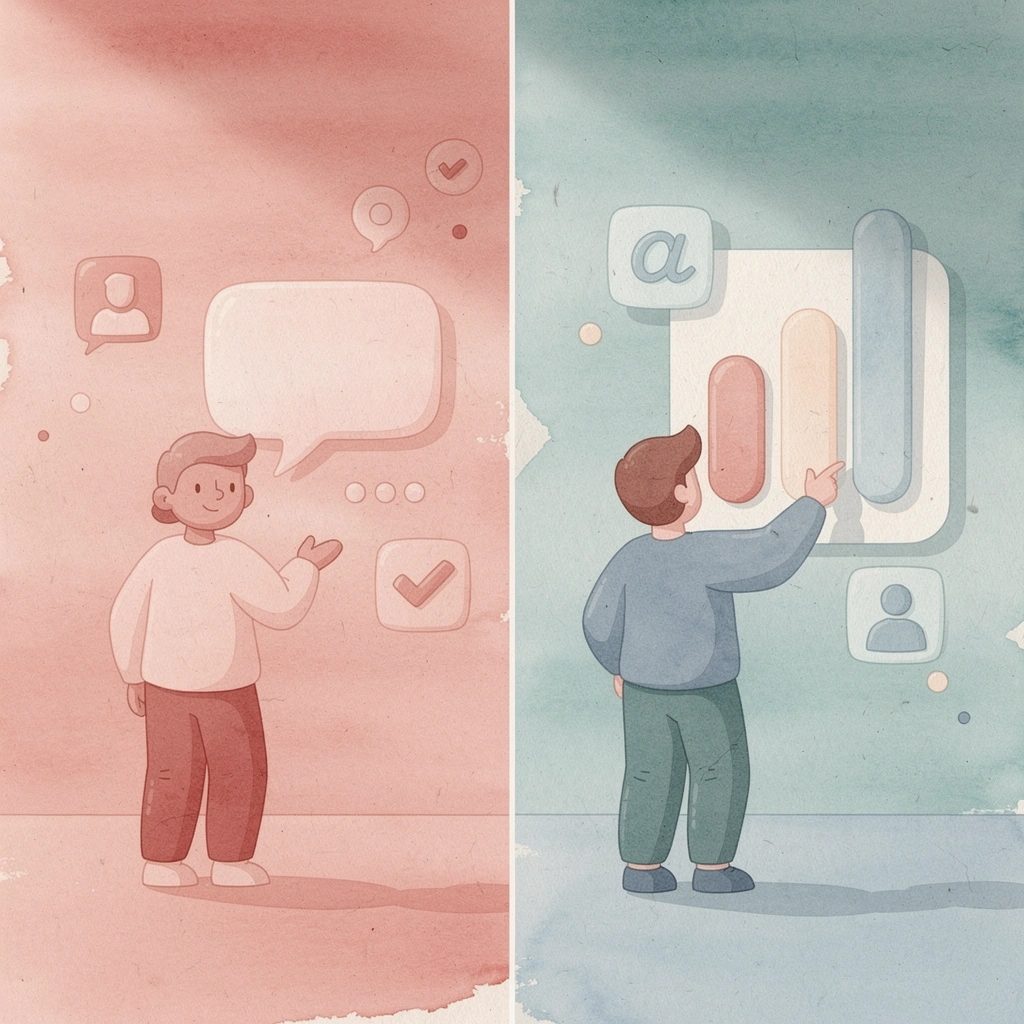 Illustration showing two different postpartum recovery approaches