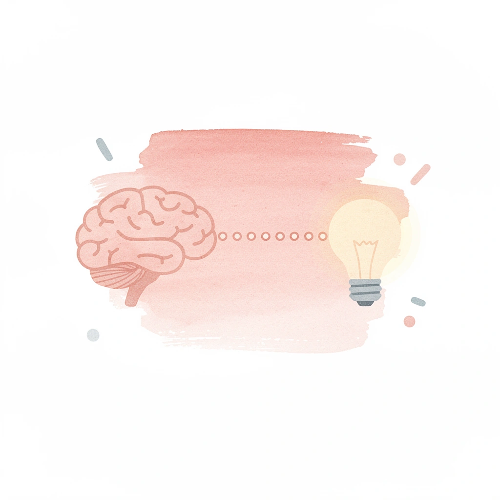 Brain and heart icons connected by a dotted line representing nerve-muscle reconnection