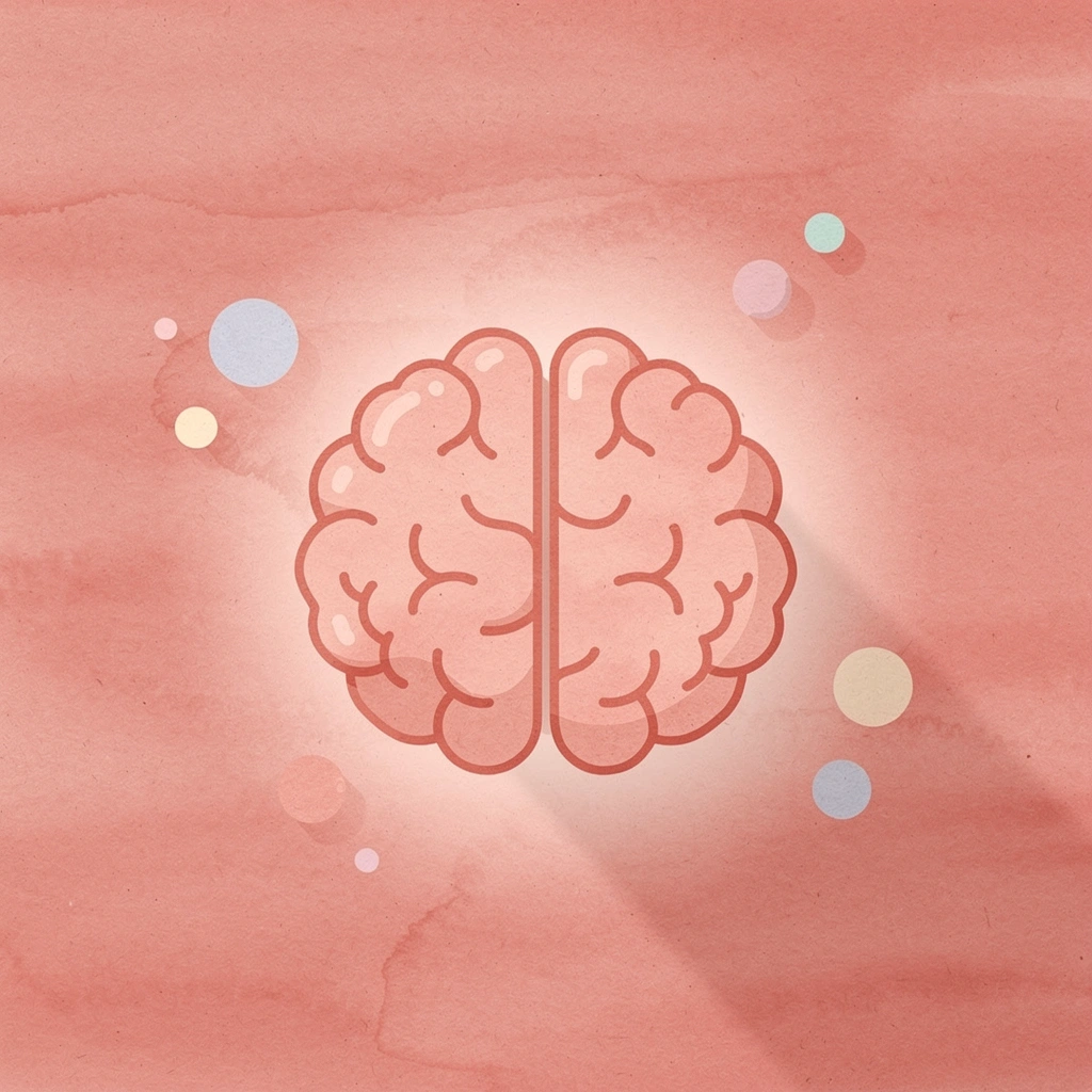 Brain icon representing the mental load of postpartum recovery
