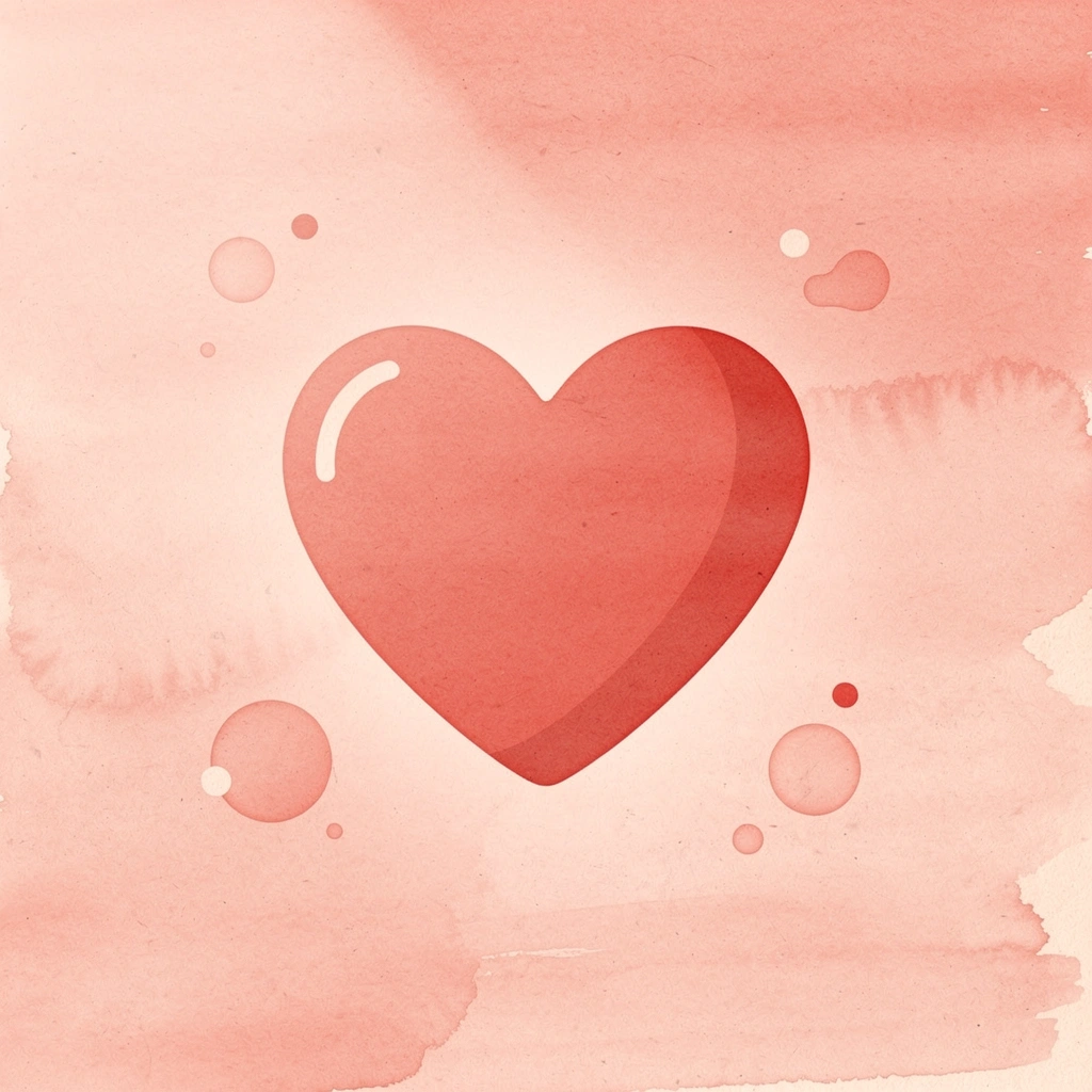 Heart icon representing postpartum recovery and self-care