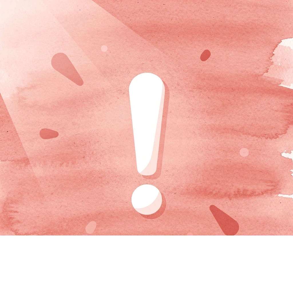 Warning icon highlighting the biggest postpartum mistake