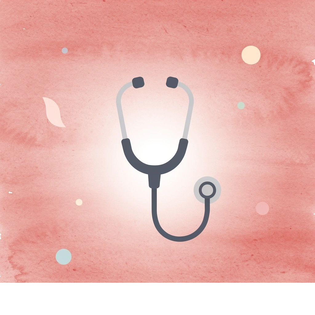 Stethoscope icon representing listening to your body