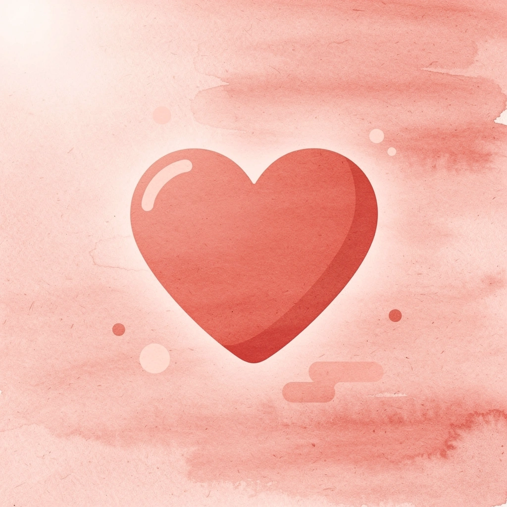 Heart icon representing postpartum care and recovery