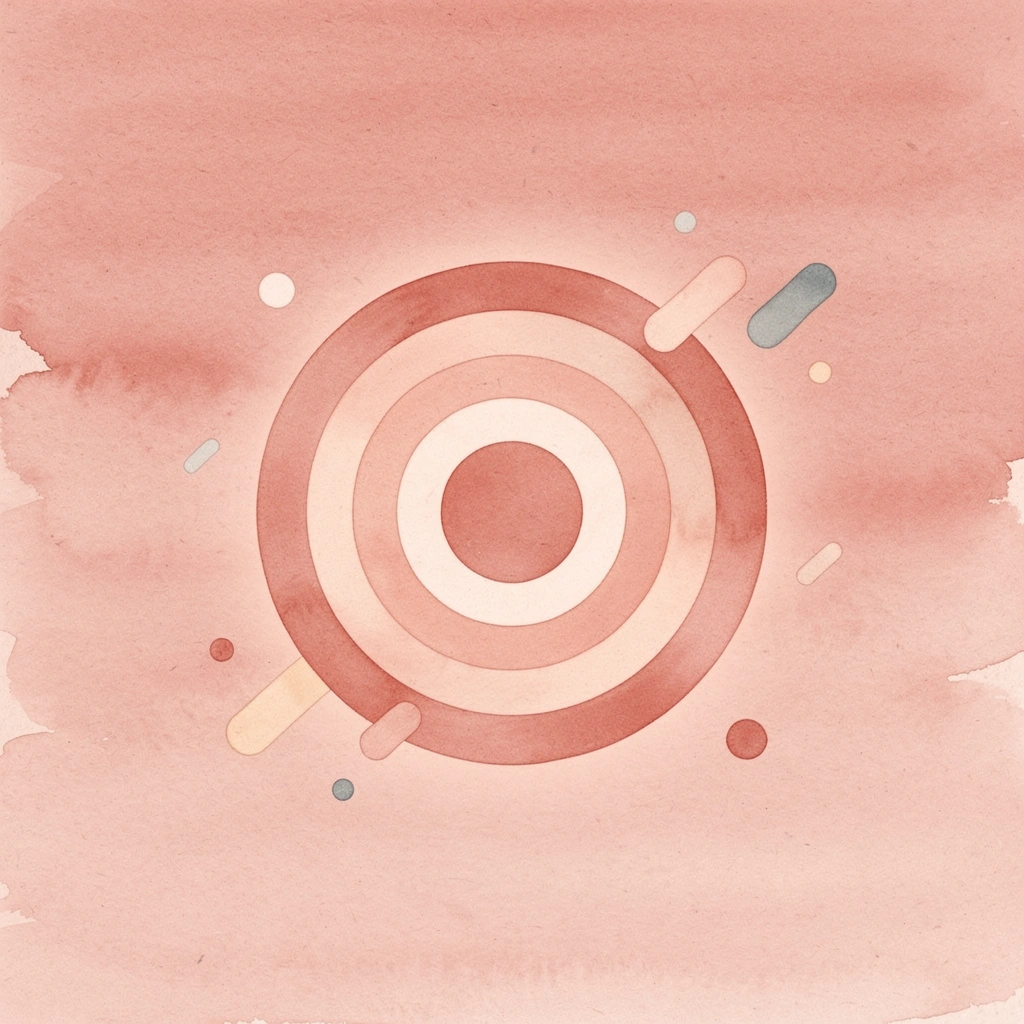 Target icon representing the common mistake of isolating the pelvic floor