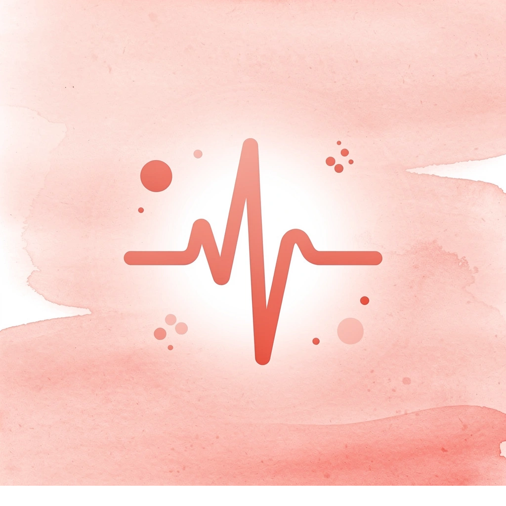 Pulse line icon representing pelvic floor muscle activity