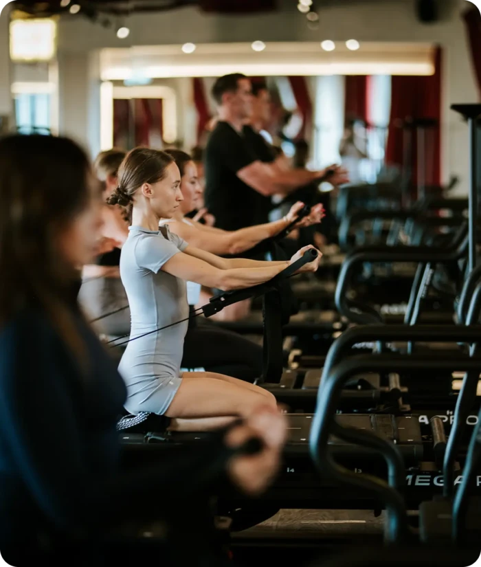 people working hard - Postpartum Pilates Workout