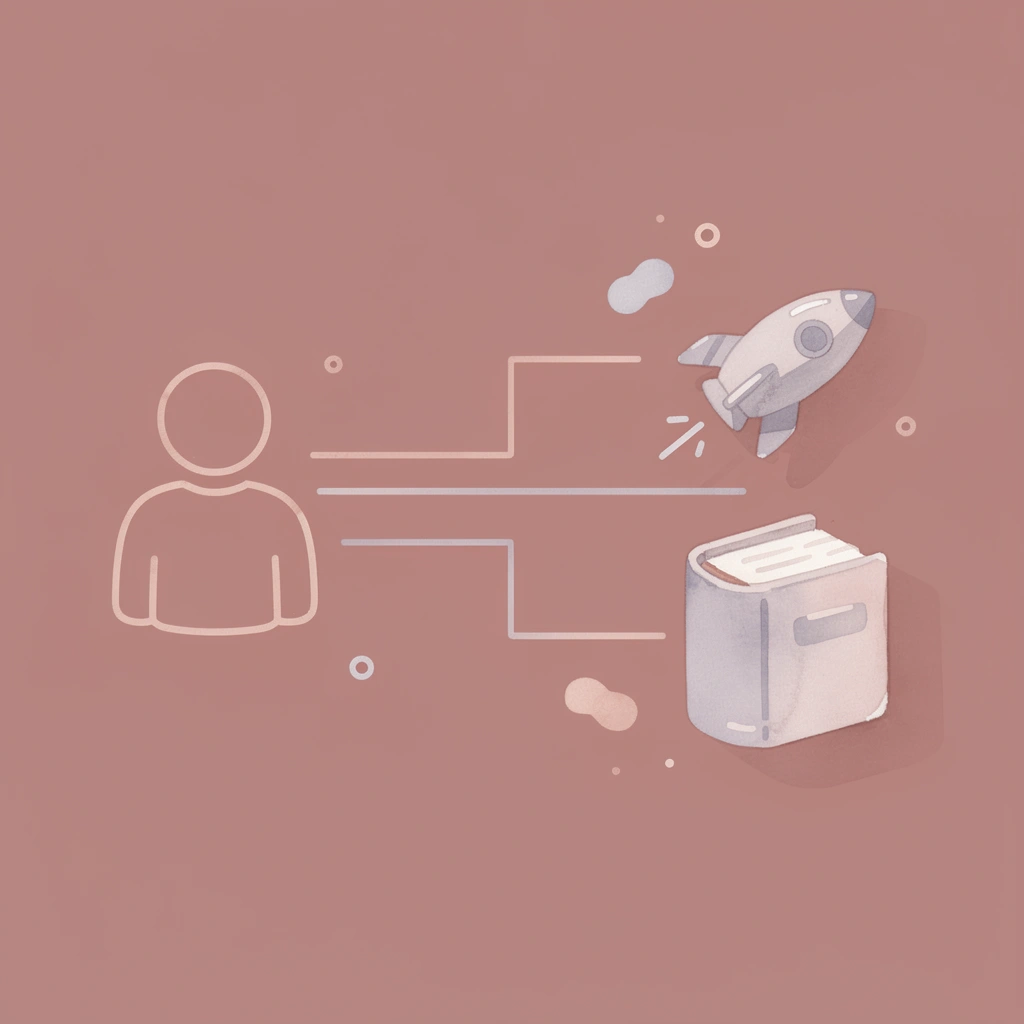 Icon showing motivation splitting away from body readiness signals