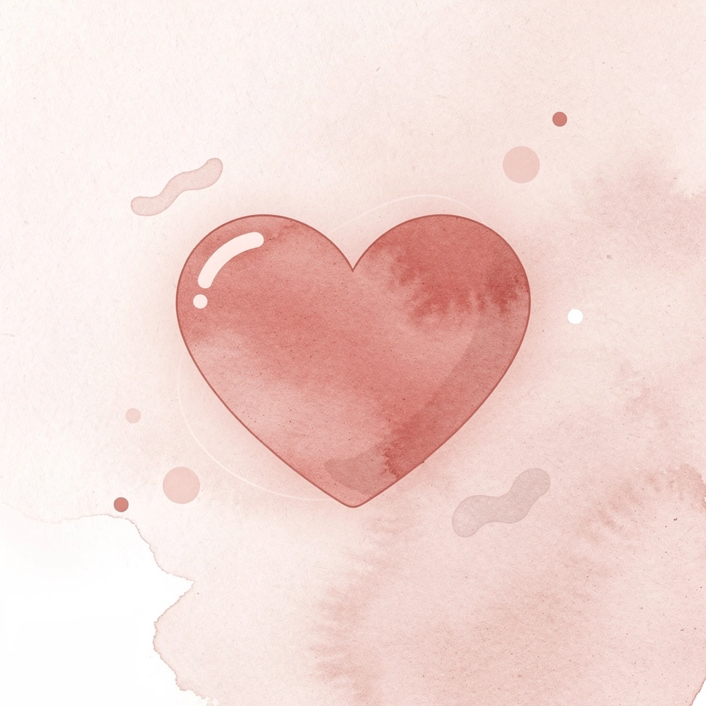 Heart icon representing postpartum body recovery