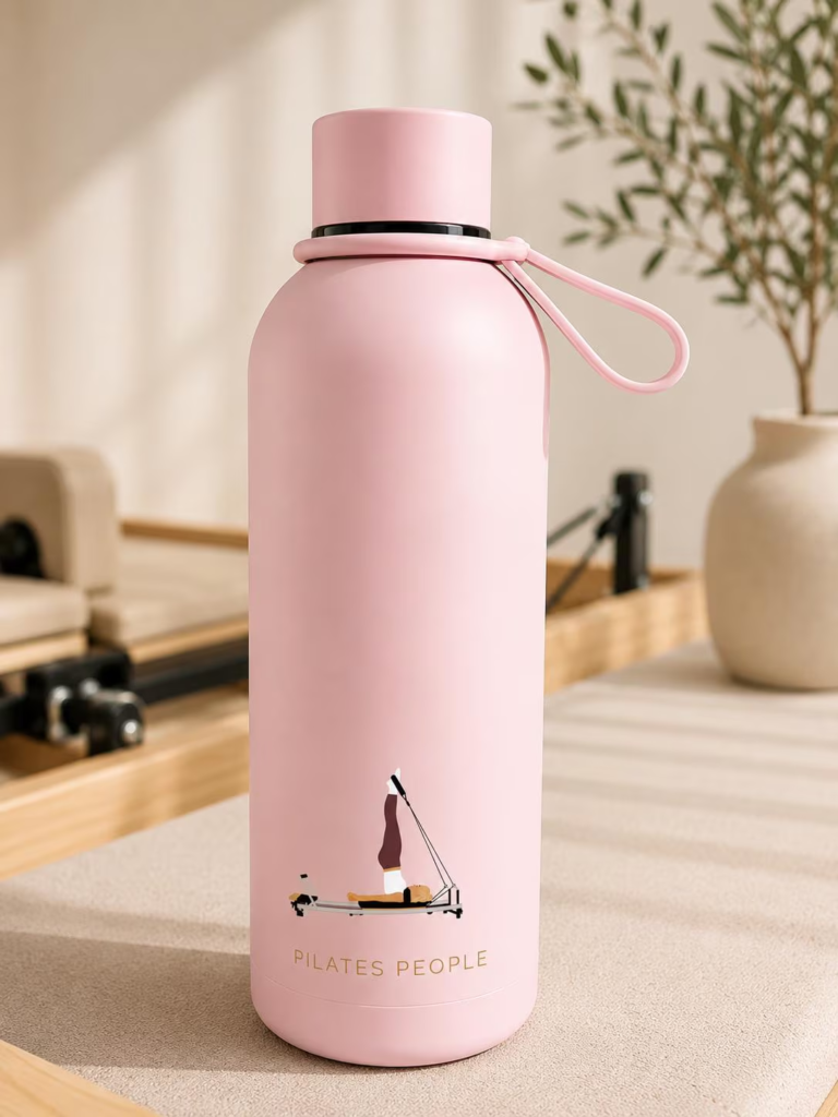 What to Bring to Pilates Reformer Class - insulated water bottle at