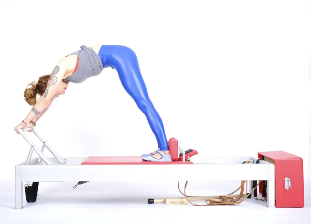Pilates Reformer Moves Names - elephant standing footbar move