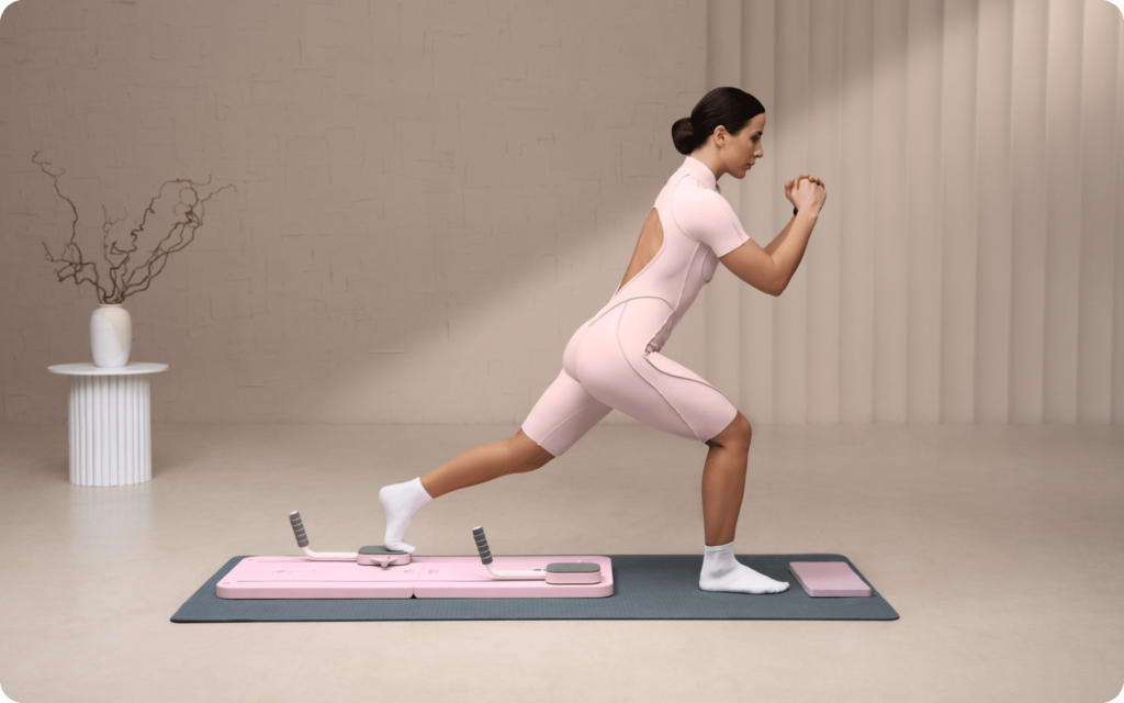 Pilates Reformer Moves Names - running alternating heel press