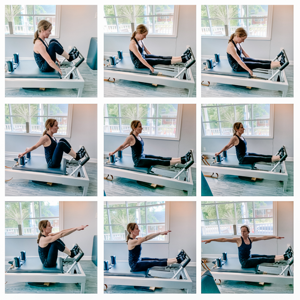 Pilates Reformer Moves Names - core abdominals category stomach