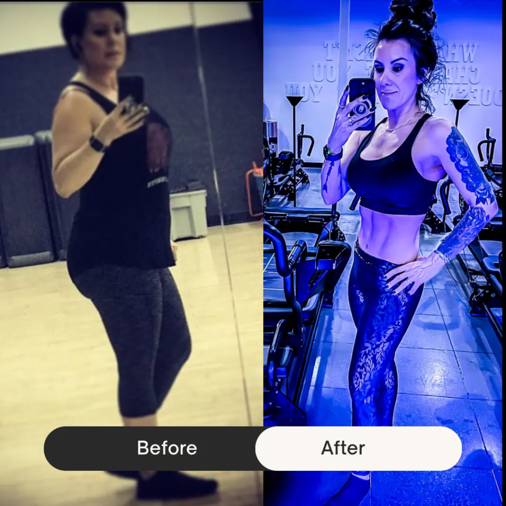  lagree before and after 3 months - woman in her 40s