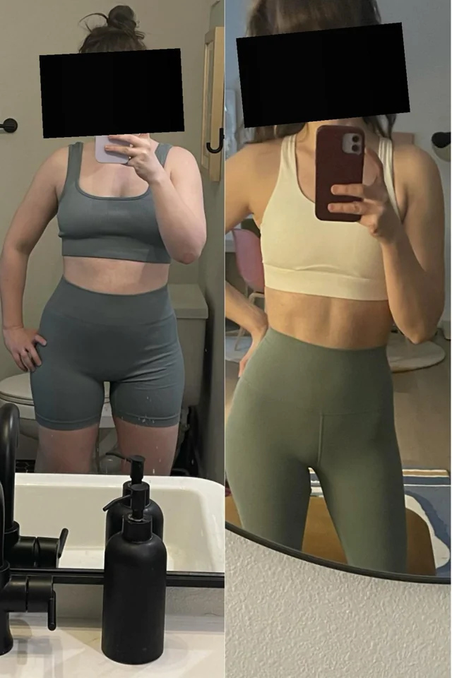 lagree before and after 3 months - flat stomach shift core