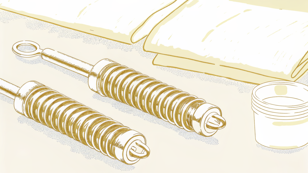 Megaformer dual-spring continuous tension compared to standard Pilates reformer spring gap
